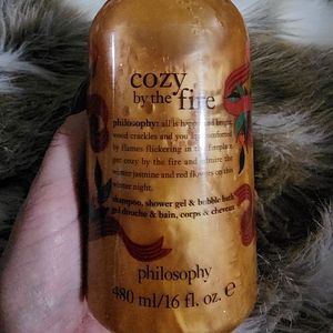 Philosophy cozy by the fire shampoo, shower gel, & bubble bath